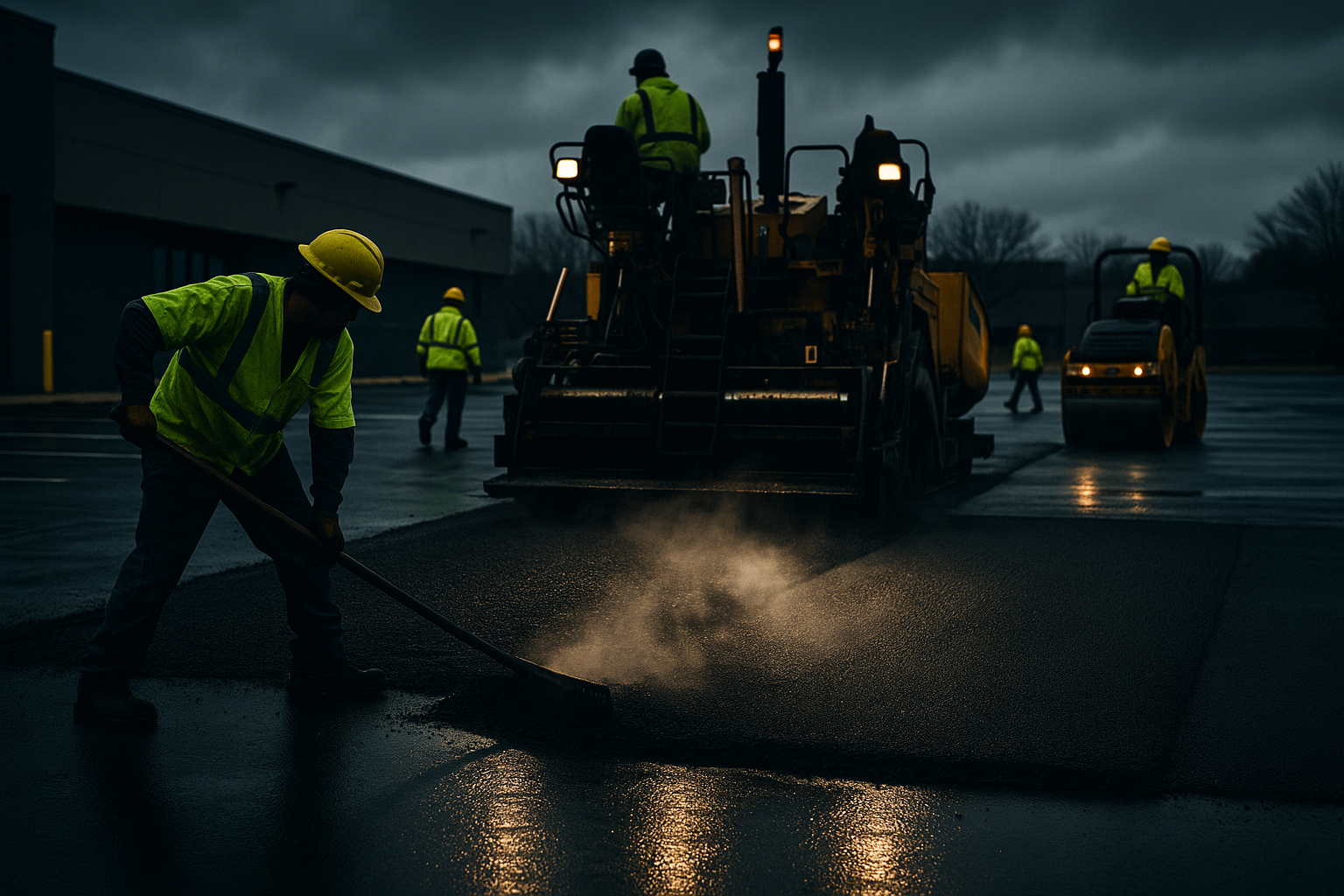 Asphalt Paving & Patching by Magic Maintenance USA