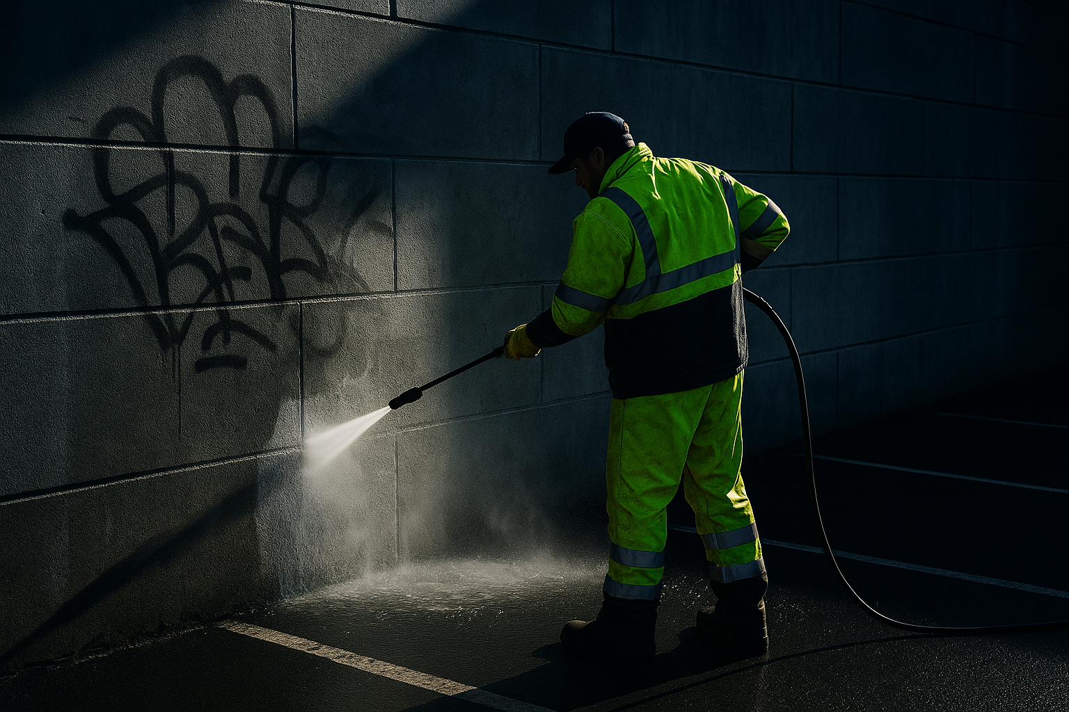 Graffiti Removal by Magic Maintenance USA